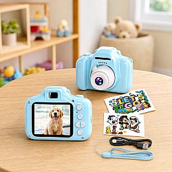 Камера за Деца KIDSCAM - Детски Фотоапарат за Снимки и Видеозапис: Забавление и Творчество за Малките