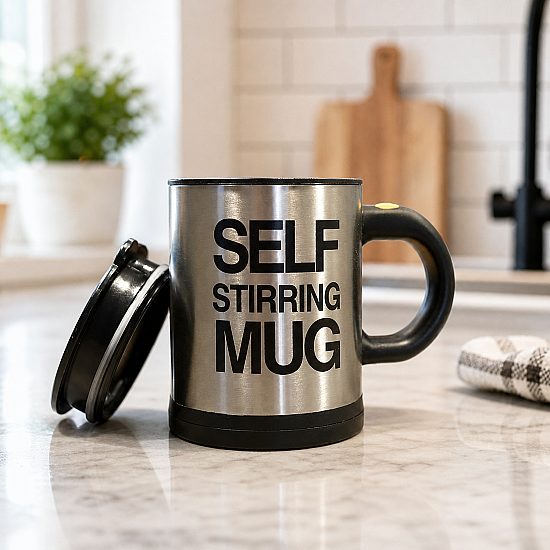 Чаша за автоматично разбъркване - Self Stirring Mug | Домашни потреби и Органайзери