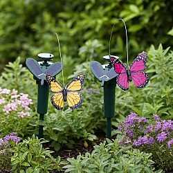 Соларна Летяща Пеперуда GARDEN BUTTERFLY 1+1 GRATIS 2бр. - Магическо Докосване към Вашия Градински Декор