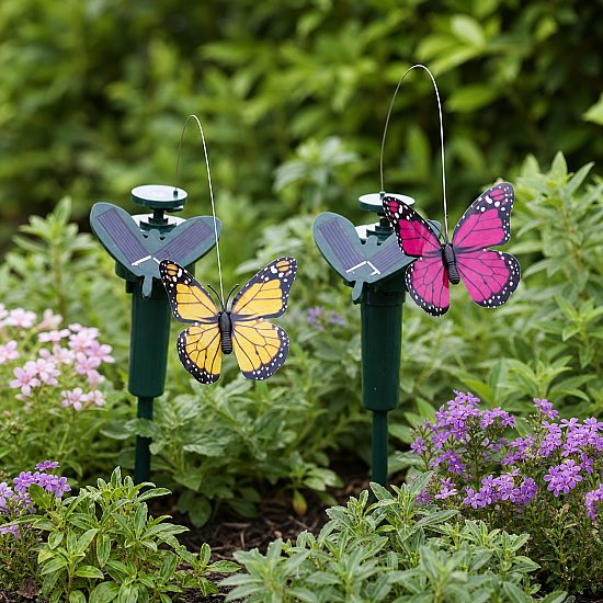 Соларна Летяща Пеперуда GARDEN BUTTERFLY 1+1 GRATIS 2бр. - Магическо Докосване към Вашия Градински Декор | Декорации и Аксесоари