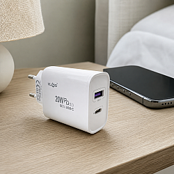 Адаптер за бързо зареждане KLGO PD-300,USB-A/USB C Fast Charging