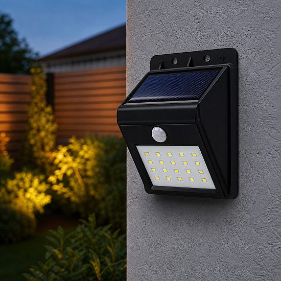 LED соларен прожектор със сензор за движение EV0299 | Осветителни тела