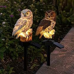Градинска лампа с мистична птица OWL