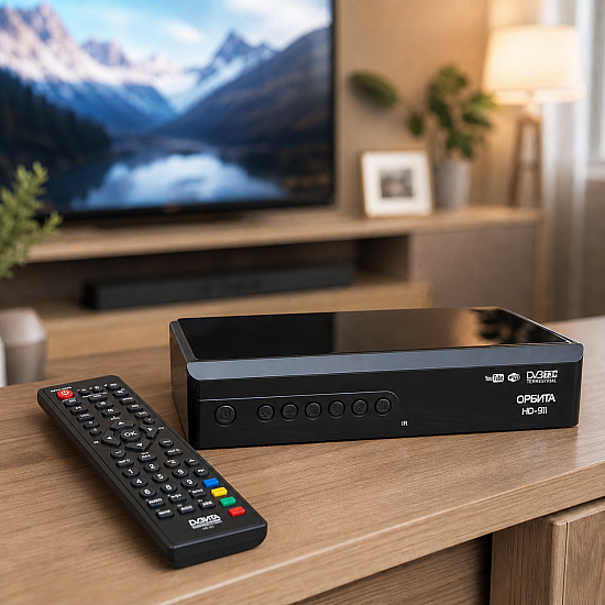 HDTV Тунер за цифрова ефирна телевизия за дома ОРБИТА HD-911 | Тв Бокс и Аксесоари
