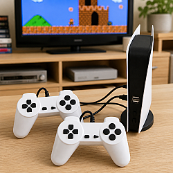 Ретро ТВ конзола с 200 вградени игри RETRO TV Game station 8BIT GS5 телевизионна игра