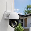 С180PROX - Външна камера с 3MP, 36 LED светлини, двупосочно аудио, нощно виждане и водоустойчивост - Защитете и наблюдавайте своята собственост | Видео и Фото камери
