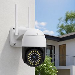 C15X - Въртяща се WiFi IP камера с резолюция 3MP, фиксиран фокус и слот за SD карта - Идеална за видеонаблюдение и контрол