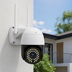 C15X - Въртяща се WiFi IP камера с резолюция 3MP, фиксиран фокус и слот за SD карта - Идеална за видеонаблюдение и контрол