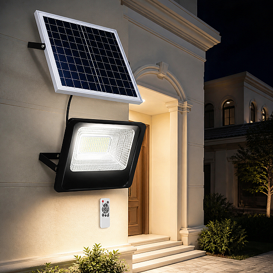 600W LED Прожектор с Отделен Панел и Дистанционно Управление | Осветителни тела