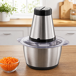 Food Chopper 250W: Мощен и Компактен Кухненски Уред с 2 Литра Капацитет
