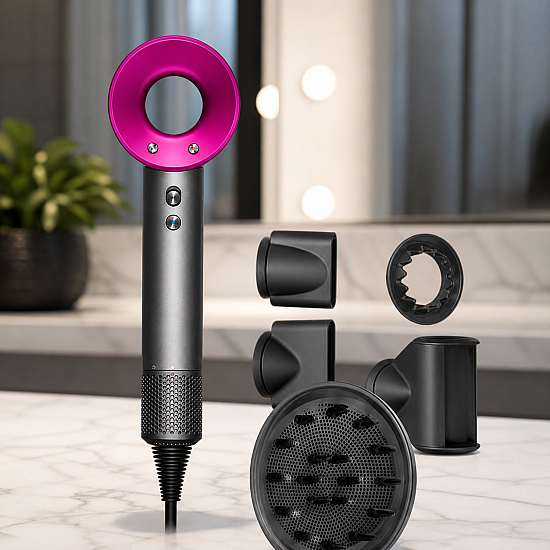 Сешоар Super Hair Dryer DS 5 в 1 – Иновация и Стил в Грижата за Косата | Уреди за красота