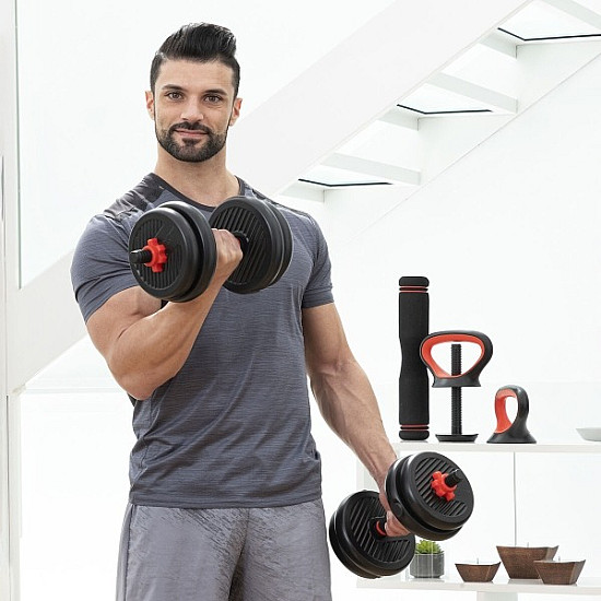 6 в 1 Регулируем Комплект за Тежести с Ръководство за Упражнения Sixfit InnovaGoods | Спорт