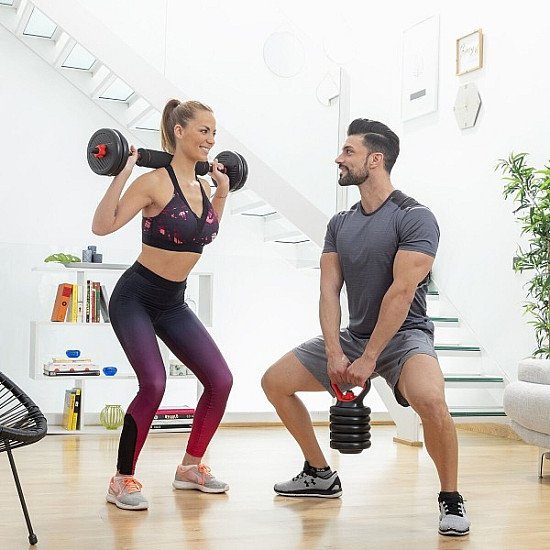 6 в 1 Регулируем Комплект за Тежести с Ръководство за Упражнения Sixfit InnovaGoods | Спорт