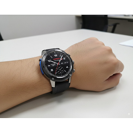 Смарт часовник Remax WATCH18, Сив,GPS, AMOLED, 170+ спортни режима, 5 ATM водоустойчивост | Смарт часовници и гривни