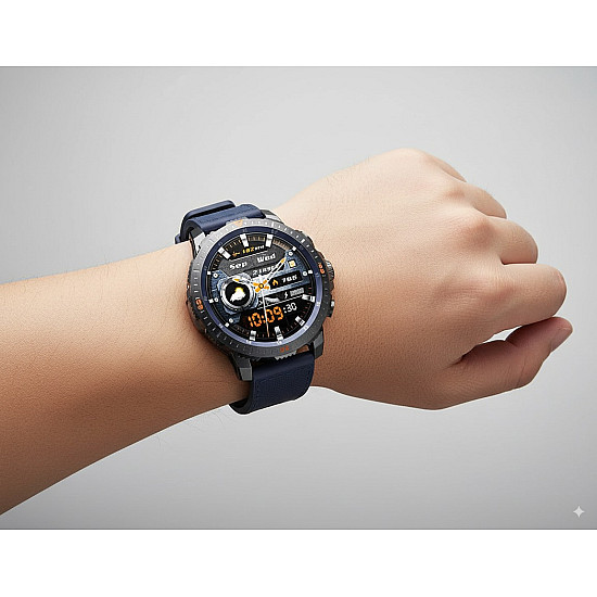 Смарт часовник Remax WATCH12, Син,AMOLED дисплей, Bluetooth разговори и спортни режими | Смарт часовници и гривни