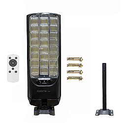 Соларна улична лампа COBRA MAX 900W и 1350W със сензор за движение и стойка Соларна улична лампа COBRA MAX 900W и 1350W със сензор за движение и стойка