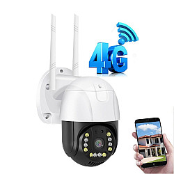 Куполна камера с безжична 4G връзка–3MPX,12 LED