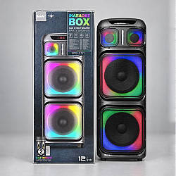 Тонколона BTS-2171,Dual 12", 200W-250W RMS с 2 микрофона Тонколона BTS-2171,Dual 12", 200W-250W RMS с 2 микрофона