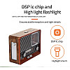 Ретро Радио Bluetooth със Соларен Панел,EVCHE EC-2113BTS | Безжични колони