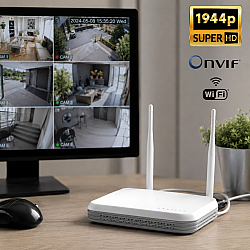 Безжичен видеорекордер за IP камери WiFi NVR