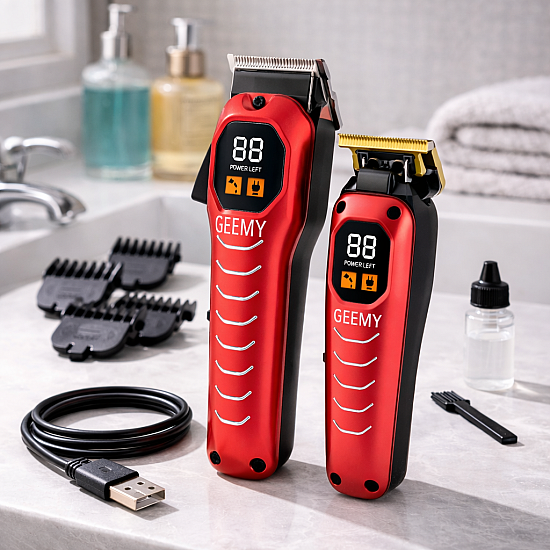 Професионален сет 2в1 Geemy GM-8046 с USB Type-C Професионален сет 2в1 Geemy GM-8046 с USB Type-C | Машинки за подстригване