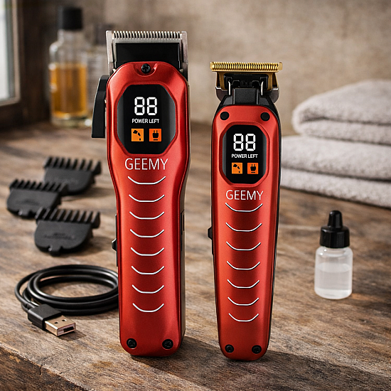 Професионален сет 2в1 Geemy GM-8046 с USB Type-C Професионален сет 2в1 Geemy GM-8046 с USB Type-C | Машинки за подстригване