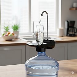 Електрическа помпа за вода с поставка за чаша C06