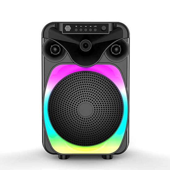 Преносима караоке Bluetooth тонколона 8133 с RGB светлини | Безжични колони