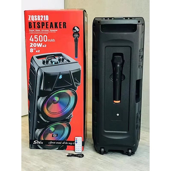 Преносима караоке колона ZQS8210 | Безжични колони