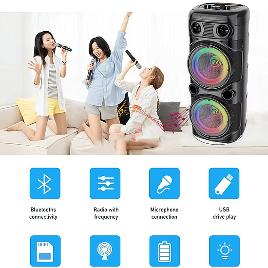 Преносима Bluetooth тонколона 8210S | Безжични колони
