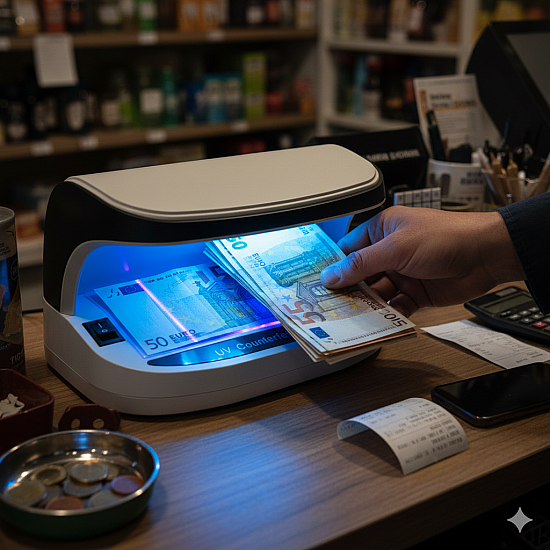 Детектор за фалшиви банкноти EV1035 с UV LED светлина и акумулаторна батерия Детектор за фалшиви банкноти EV1035 с UV LED светлина и акумулаторна батерия | Свободно време