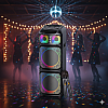 Професионална караоке парти тонколона BTS-2172 с Dual 12″, Bluetooth, RGB, 2 безжични микрофона | Безжични колони