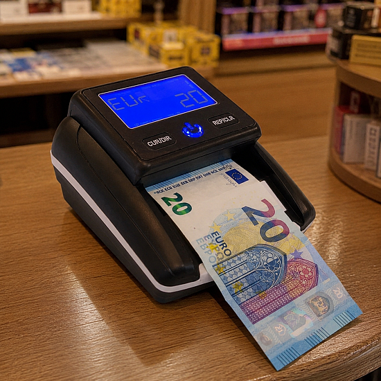 Детектор за банкноти и брояч EV1124 | За офиса