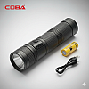 Мощен LED фенер COBA CB-G910,професионален фенер с далекобойност 3000 м, 5 режима и алуминиев корпус | Къмпинг