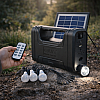 Соларна осветително-зарядна система GD Light GD-8007 | Къмпинг