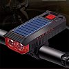 Соларен фар за велосипед 3 в 1 с 1200 lm, 4000 mAh, IPX5
