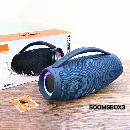 Преносима Bluetooth Тонколона BoomSB0X3 Мощен звук, дълбок бас и водоустойчив дизайн | Безжични колони