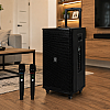 Мобилна акустична караоке система UKC T2 Pro (1500W) с 2 безжични микрофона | Безжични колони