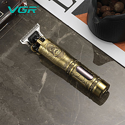 VGR V-091 Професионален тример за коса и брада с дисплей и USB зареждане
