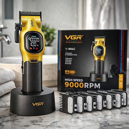 Професионална машинка за подстригване VGR V-886C GOLD Професионална машинка за подстригване VGR V-886C GOLD | Машинки за подстригване