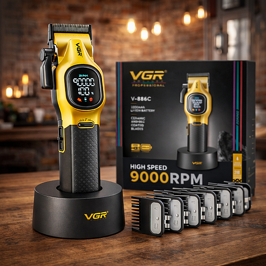 Професионална машинка за подстригване VGR V-886C GOLD Професионална машинка за подстригване VGR V-886C GOLD | Машинки за подстригване