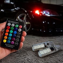 Цветни LED светлини за габарит T10 - Персонализирайте вашия автомобил с ярки и стилни светлини!