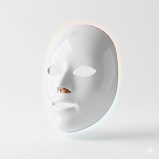LED маска за лице с 7-цветна светлинна терапия EV1058,професионална грижа за кожата у дома | Уреди за красота