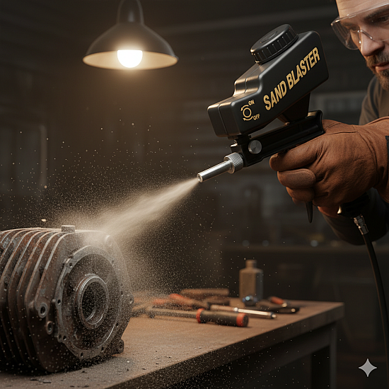 Пистолет за пясъкоструене с резервоар Sand Blaster | Инструменти