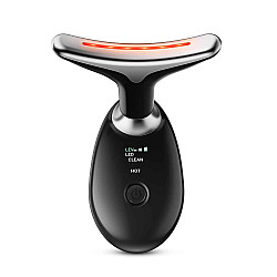 Масажор за лице и шия SayBeauty с LED светлина за Стегната, свежа и подмладена кожа