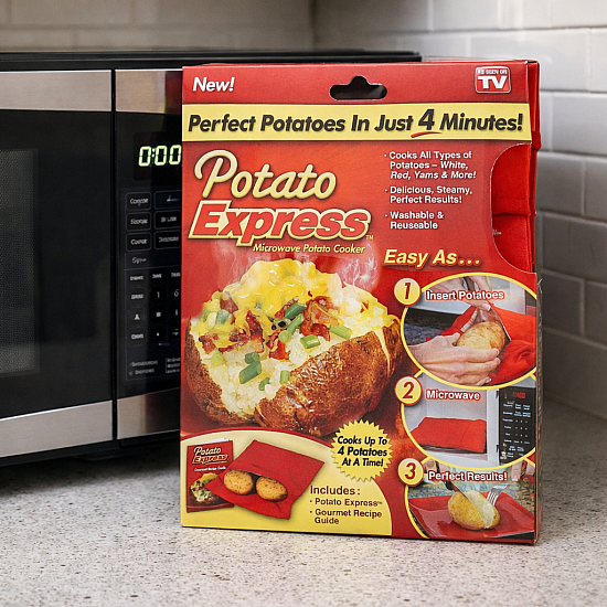 Джоб за приготвяне на картофи в микровълнова фурна Potato Express | Домашни потреби и Органайзери