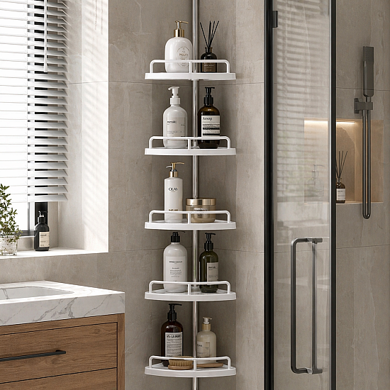 Универсален ъглов рафт за баня MULTI CORNER SHELF | Домашни потреби и Органайзери