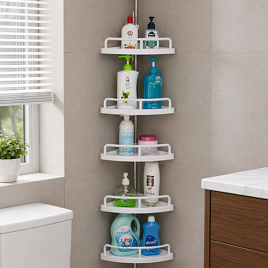Универсален ъглов рафт за баня MULTI CORNER SHELF | Домашни потреби и Органайзери