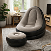 Преносим Надуваем Комплект от Кресло и Табуретка Inflatable Sofa | Свободно време