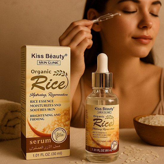 Органичен серум с оризова есенция Kiss Beauty Rice Serum 30 мл | Здраве
